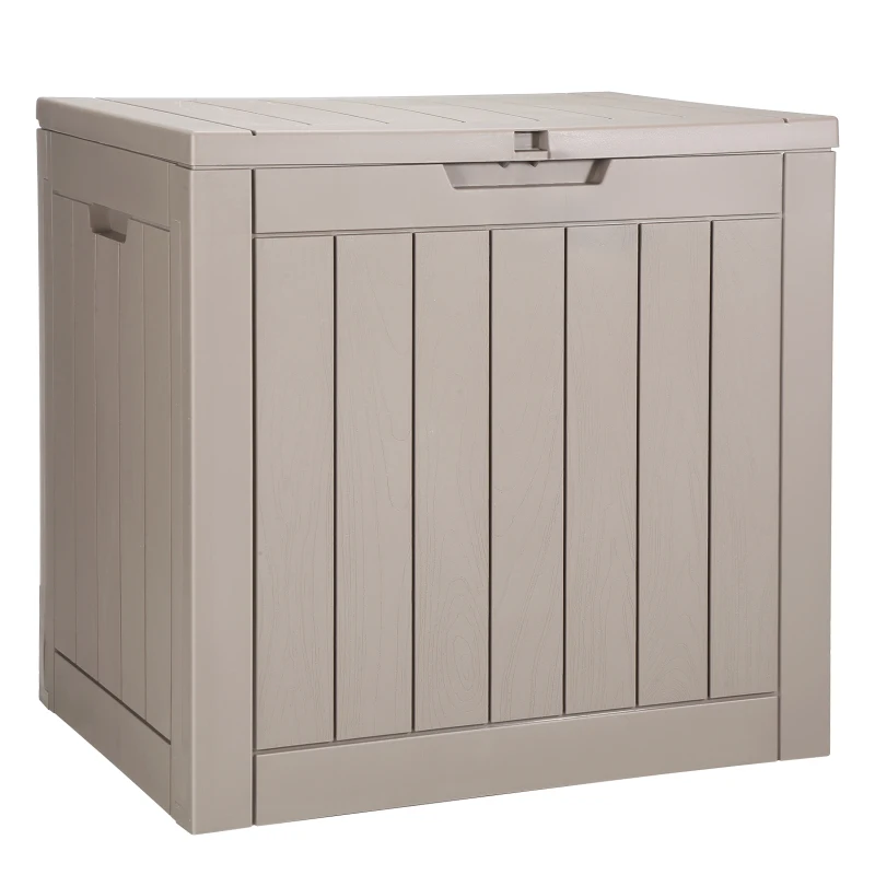 Outdoor Storage Box Resin Deck Box 31 Gallon Patio Waterproof Organizer view 5
