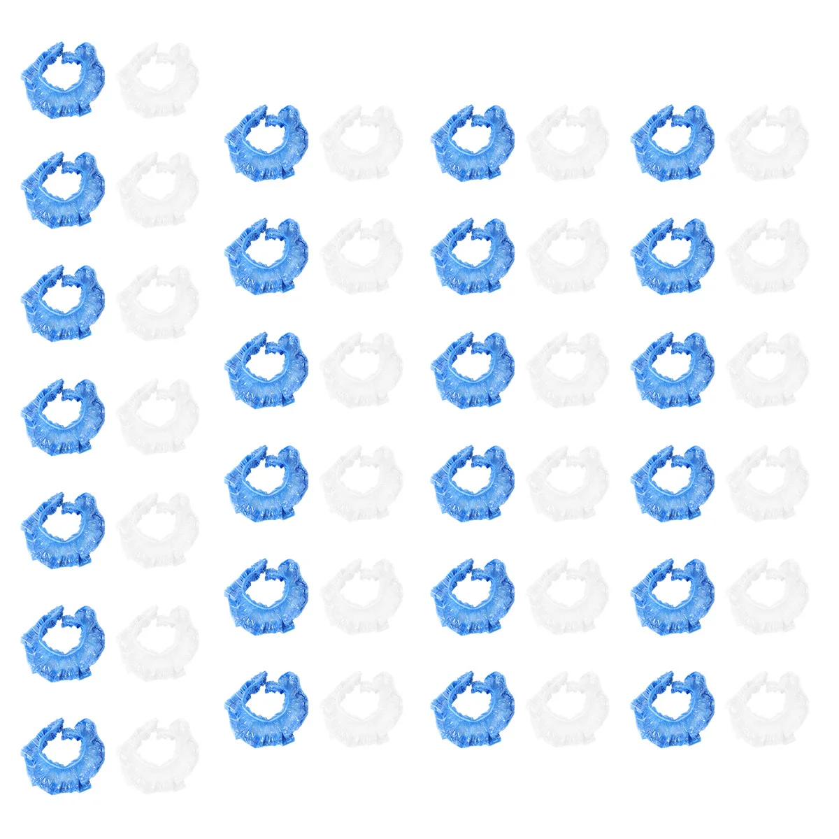 

50Pcs Plastic Foot Bag Waterproof Breathable Disposable Foot Bath Cover for Spa Pedicure Footcare Salon and Home Applications