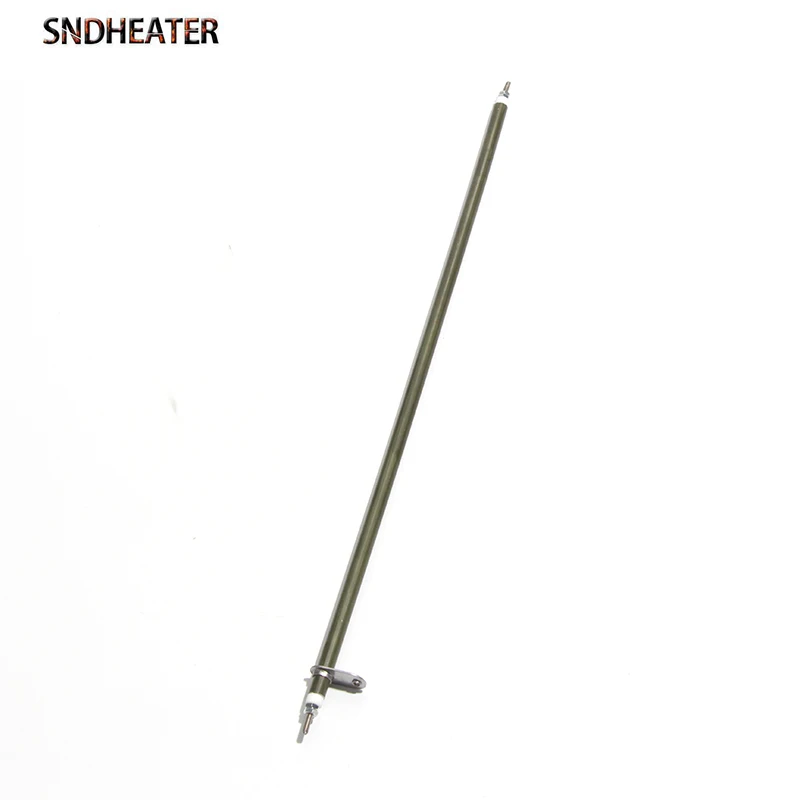 SNDHEATER 2pcs/lot 375/380/390/403/410mm Green Heating Element with Round Metal Sheet for Electric Oven Electric Heat Tube