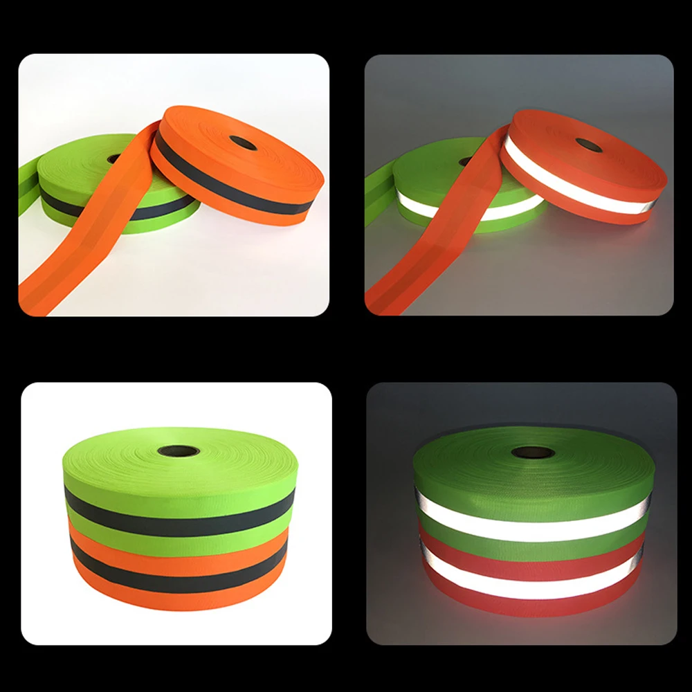 Reflective Tape For Chothing Safety Fabric Webbing Trim Strip Sew On