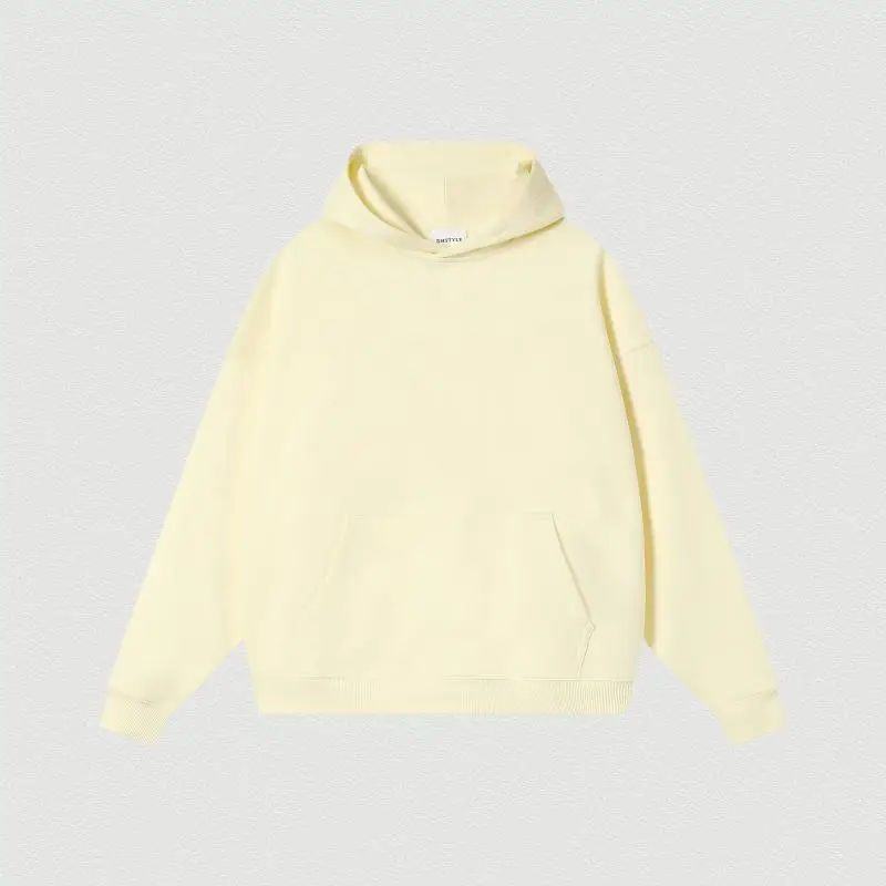 NONE Custom Logo 400GSM Oversized French Terry Hoodie 3