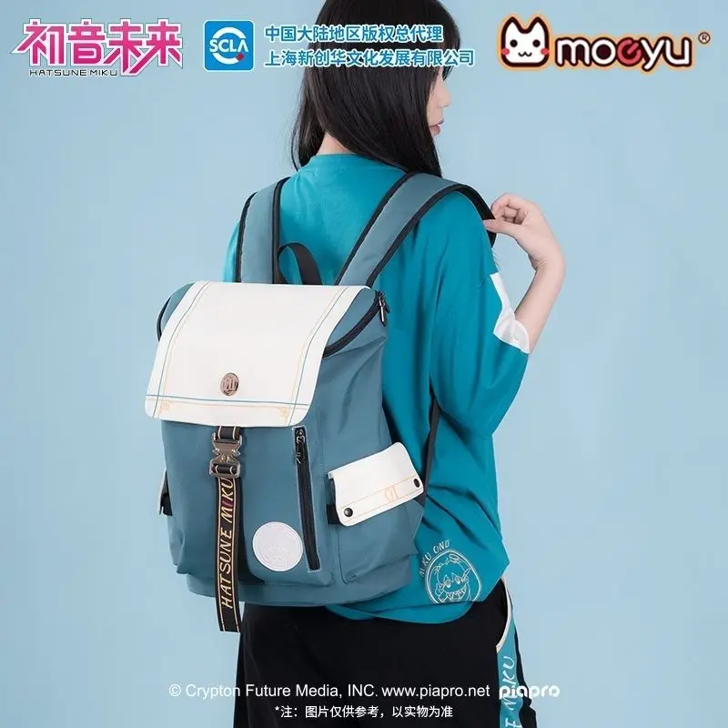 

Anime Character Hatsune Miku Kawaii Figure High-capacity Functional Series Rider Theme Backpack Cosplay Props Bag Festival Gifts