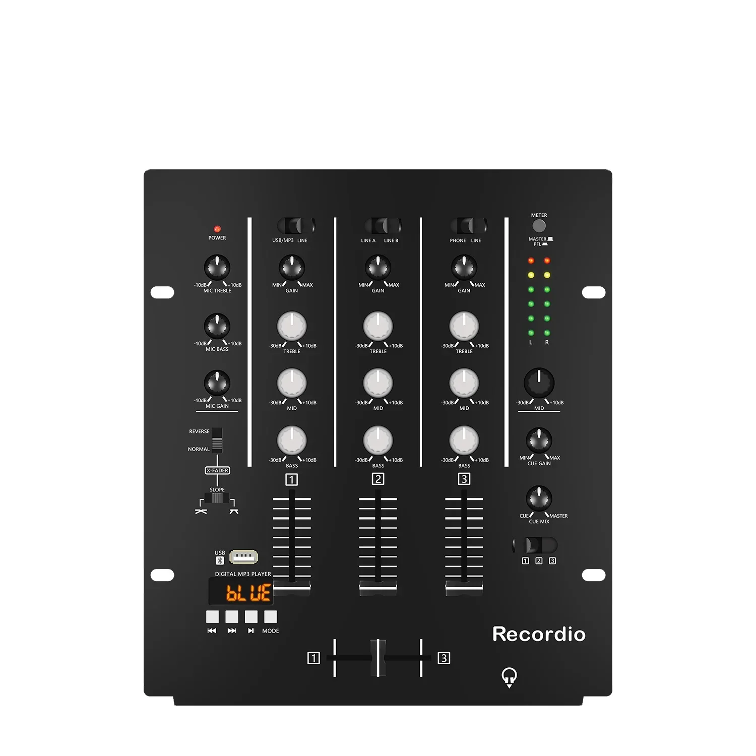 Hot Selling MX300 Professional DJ Mixer Console Disc Player for Bar Party Concert Music Control Home Party