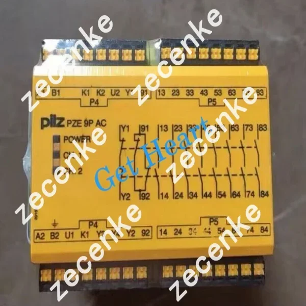 

2026 Pze 9p C 24vacdc 24-240vacdc 8n/o 1n/c Safety Relay 787148/ Brand New Original Spot Plc
