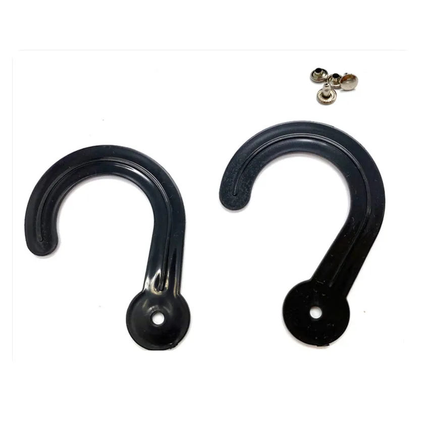500sets Plastic PP Hook Question Mark Hanging Socks Towers Products Package Accessories Clinch Bolt Display with Rivet
