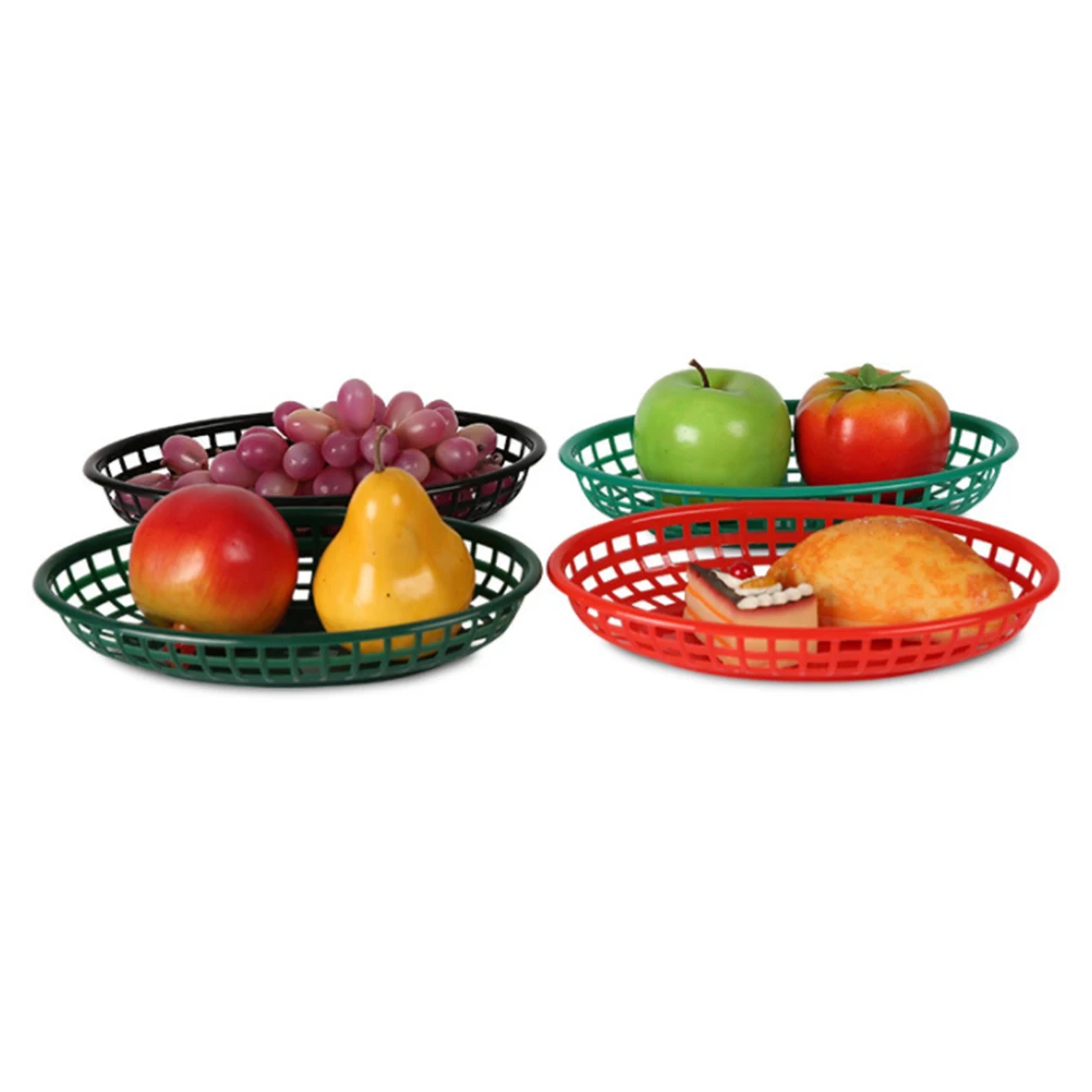 

6 Pcs Snack Bread Basket Household Domestic Food Storage Container Small Boat Shape