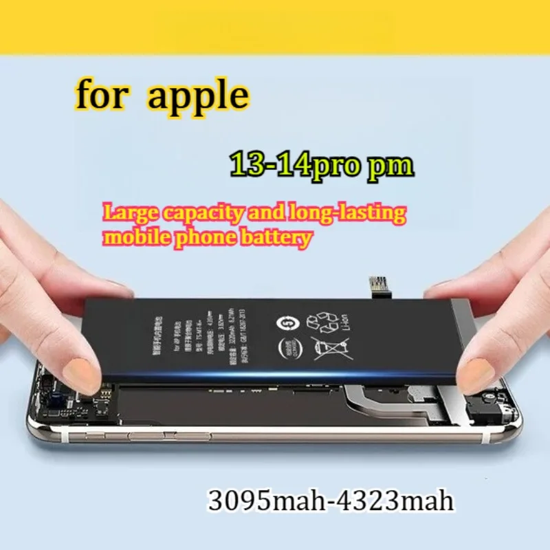 

Аккумулятор 4323 мАч для Apple 14, совместимый с iPhone 13, увеличенной емкости, с длительным временем автономной работы, для iPhone 13 Pro Max