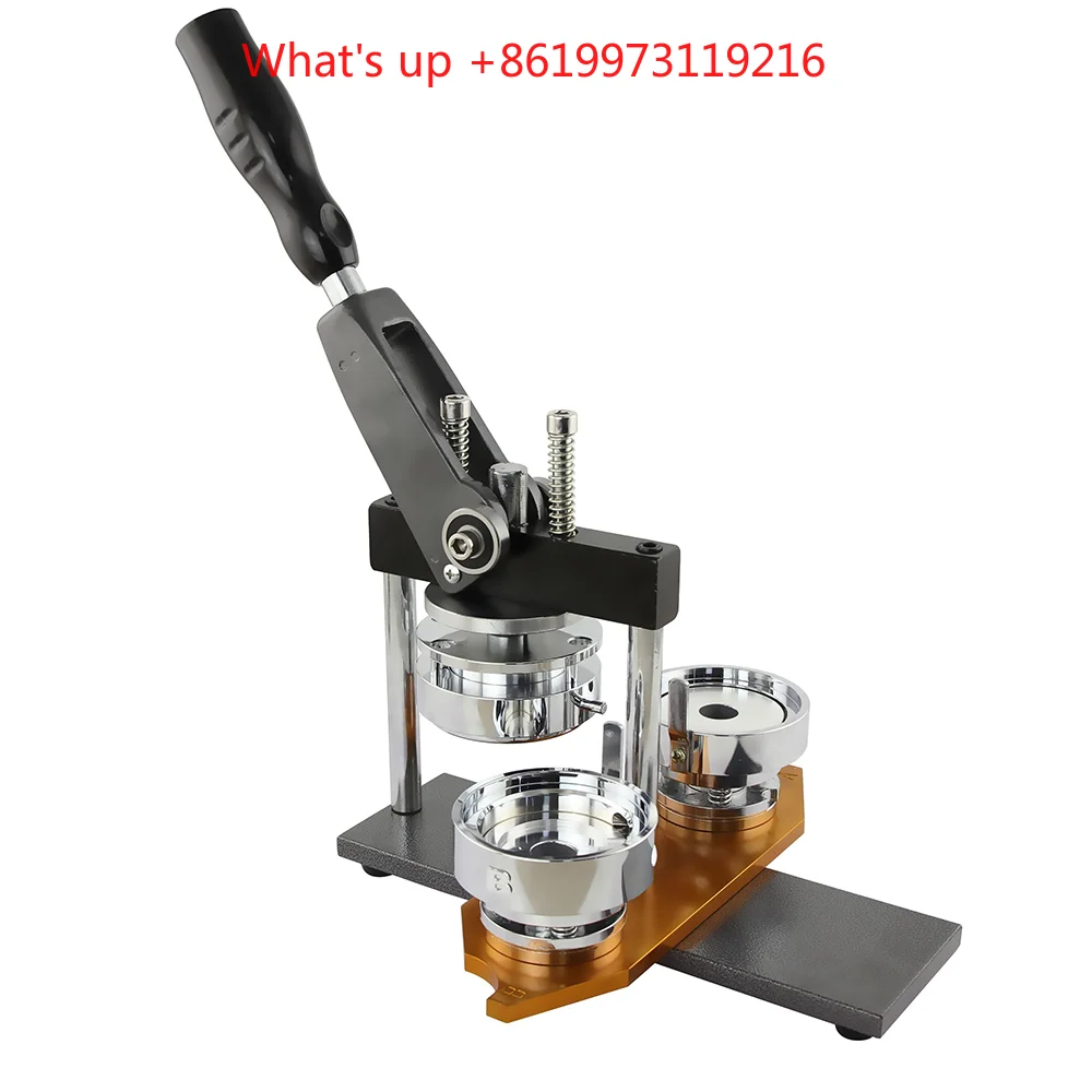 2026 58mm 2.25in High Quality Efficient Metal Button Badge Maker Machine Easy to Operate