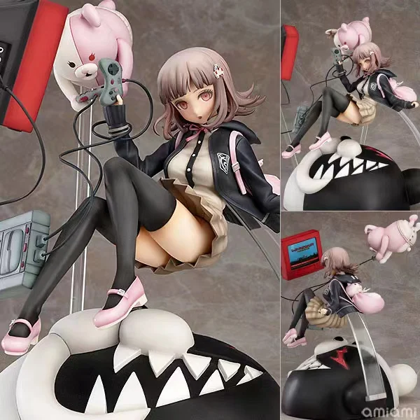 

In Stock Original Phat！Super Dangan Ronpa 2 : Sayonara Zetsubou Gakuen Nanami Chiaki Anime Figure PVC Collectible Model Toys