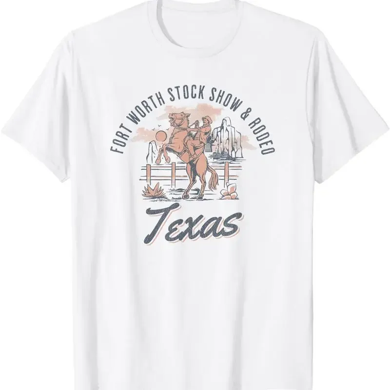 Fort Worth Stock Show Rodeo Texas T Shirt Gift for Friend All Size S 4XL
