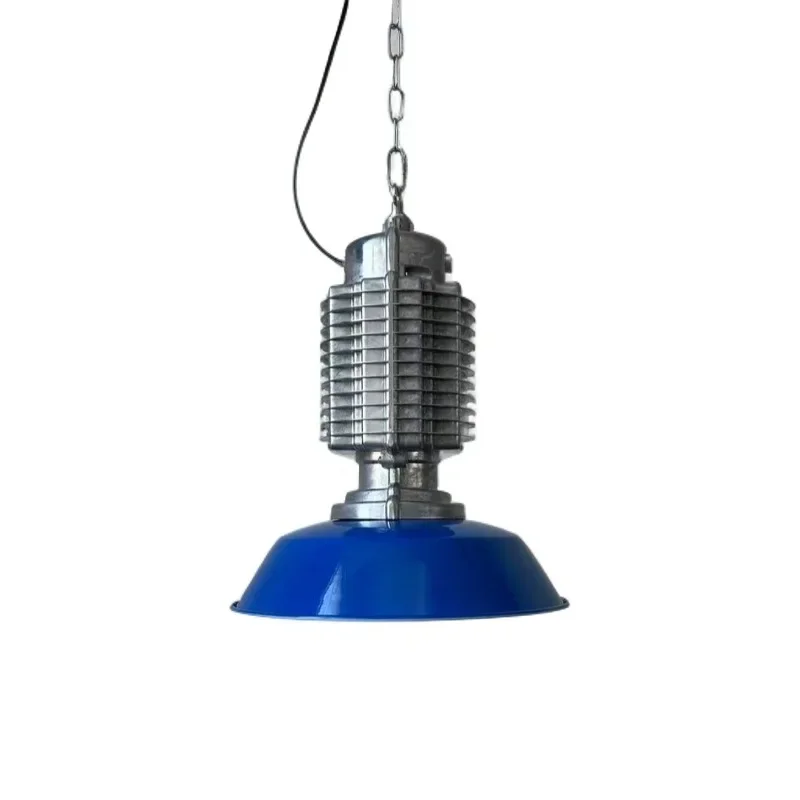 

Retro industrial wind cast aluminum chandelier coffee shop restaurant supermarket personality single head creative chandelier wi