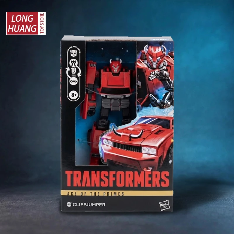 In Stock Hasbro Transformers Age Of The Primes Cliffjumper Model Classic Toys Action Figures Robot Toy Collection Hobby Gift - view 6