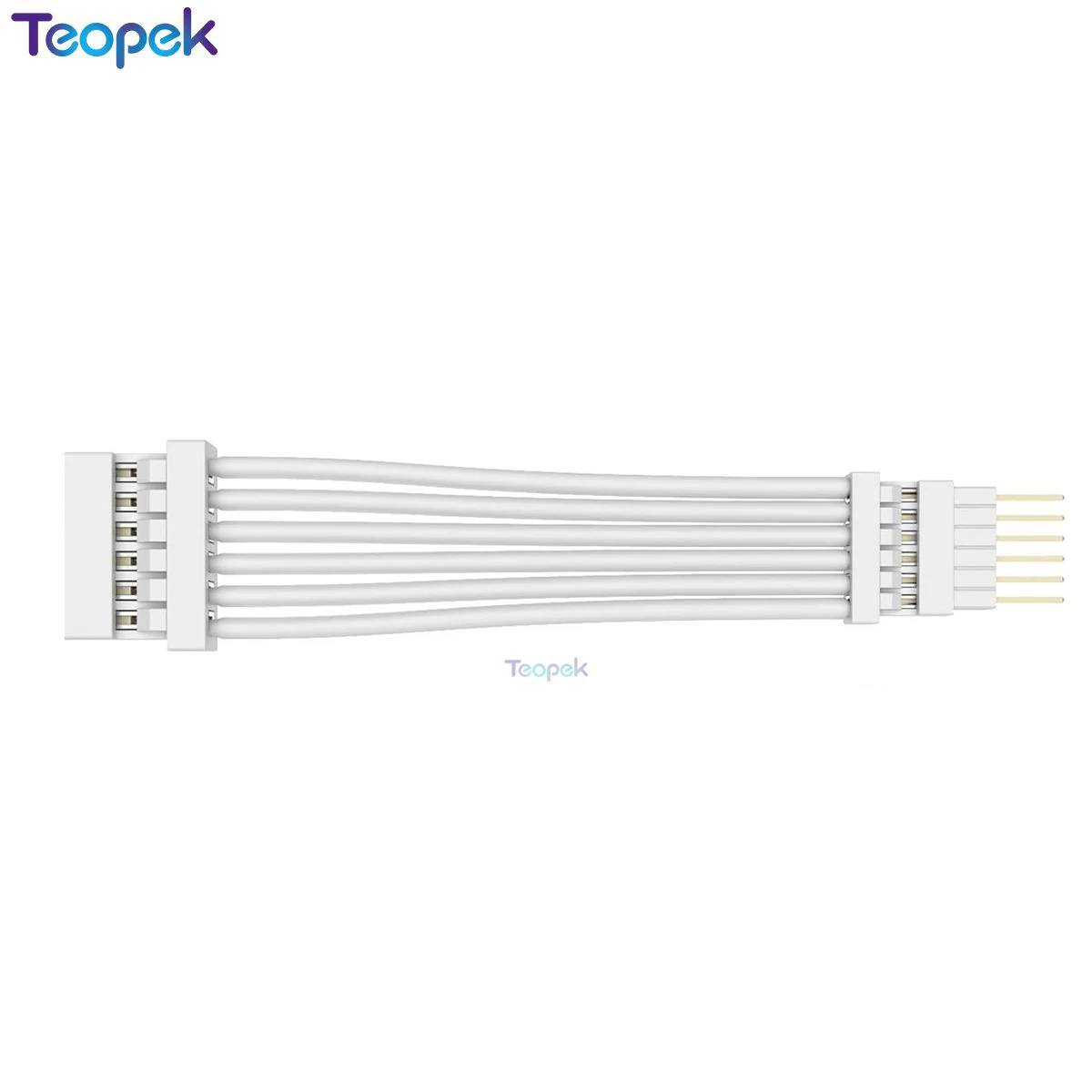 Teopek 6-Pin Extension Cable Philips Hue Lightstrip Plus V4 White 1m 7