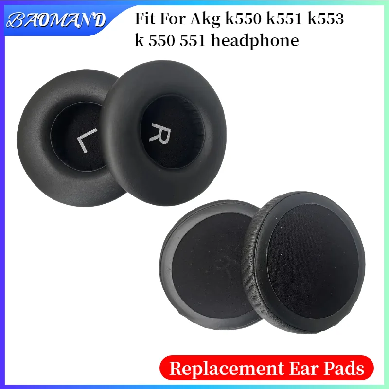 

Replacement Ear Pads for Akg k550 k551 k553 k 550 551 Headphone Ear Cushions Cover Elastic Earcups