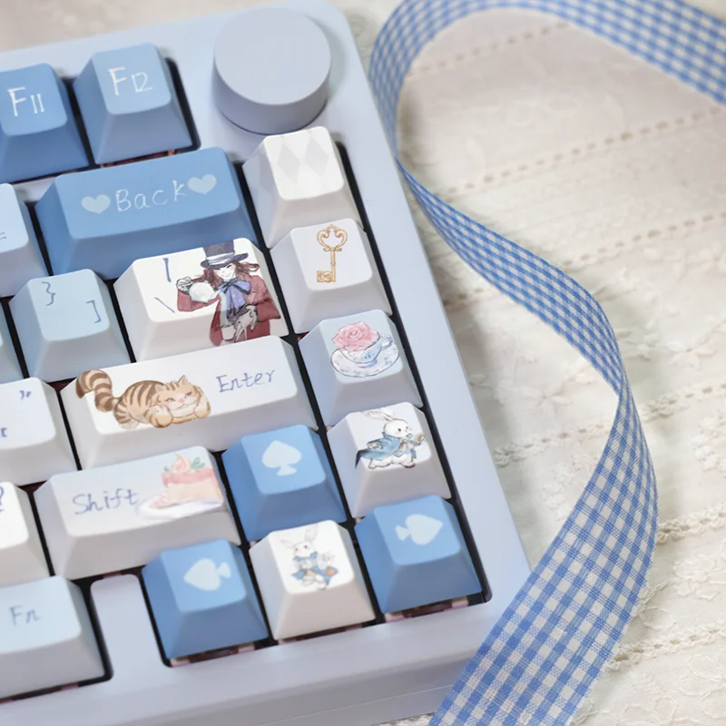 Ink theme full five-sided sublimation keycap 139 keys PBT original highly split space bar