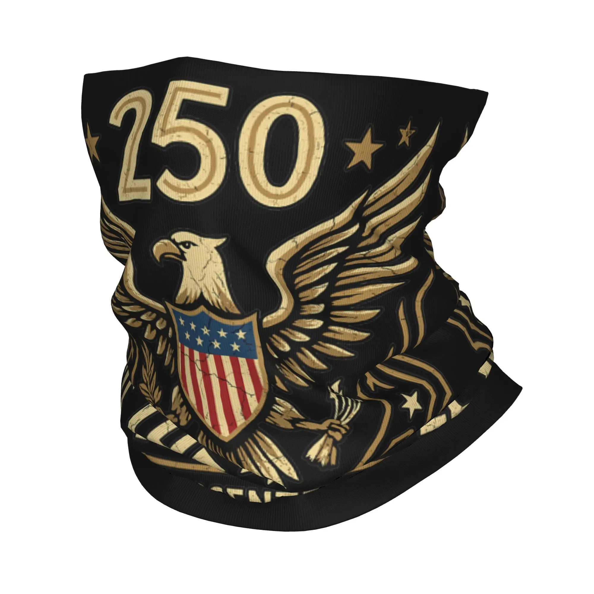 

250 Year Old Birthday 1776 2026 250th Birthday American Flag Bandana Fashion Punk Cycling Mask Outdoor Protection Balaclava