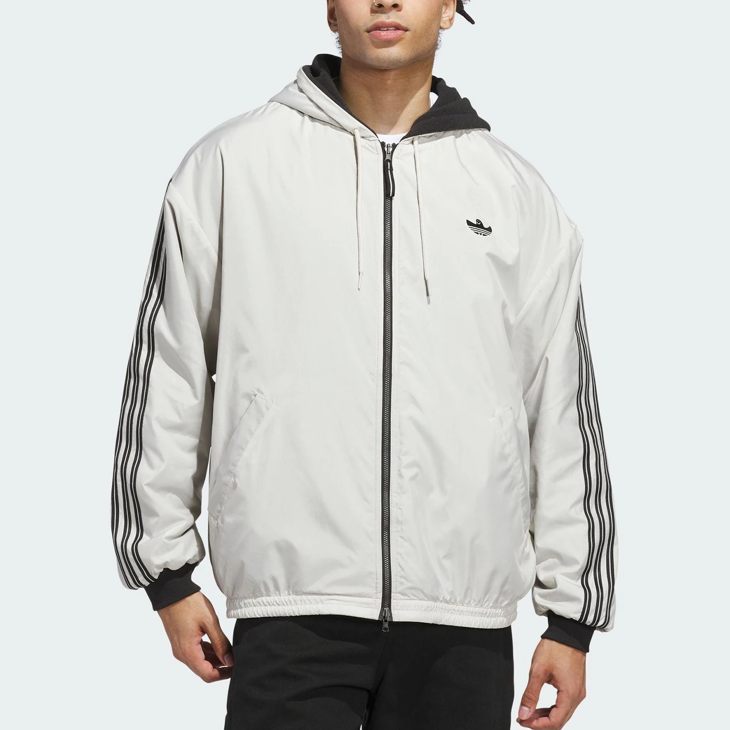 

Оригинальная двусторонняя куртка Adidas Trefoil в полоску для мужчин и женщин JX5440