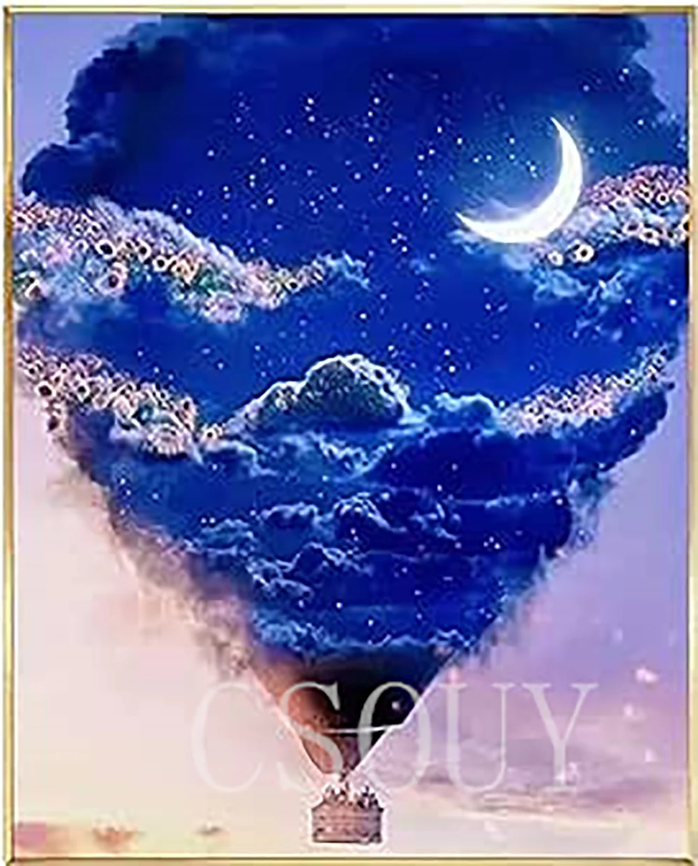 

100% Fairy Dust Full Crystal Square Diy Diamond Painting Embroidery Scenery 5D Mosaic Home Needlework Full Painting Rhinestones