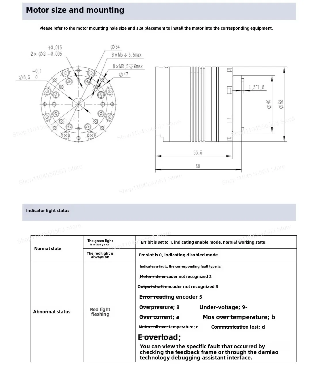 Servomotore economico ad alta precisione con modulo giunto doppio encoder armonico DM11