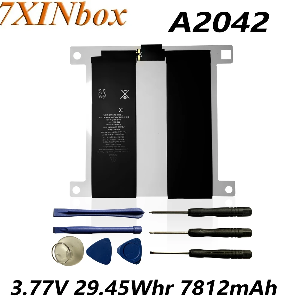 7XINbox A2042 3.77V 29.45Whr 7812mAh Tablet Battery For Apple iPad Pro 11 1st 2018 A2013 A1934 A1980 A1979 7812mAh Battery