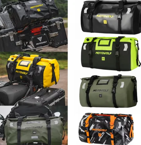 

Водонепроницаемая сумка-баул для мотоцикла, дорожная, для активного отдыха, 40/66 л, рюкзак для мотоцикла, сумки на сиденье мотоцикла