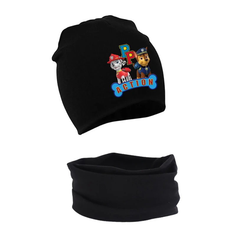 Paw Patrol Kids Kawaii Hoed Sjaal Sets Anime Cartoon Winter Warm Windscherm Mode Leuke Cap Kraag Pak Kinderen Verjaardagscadeautjes