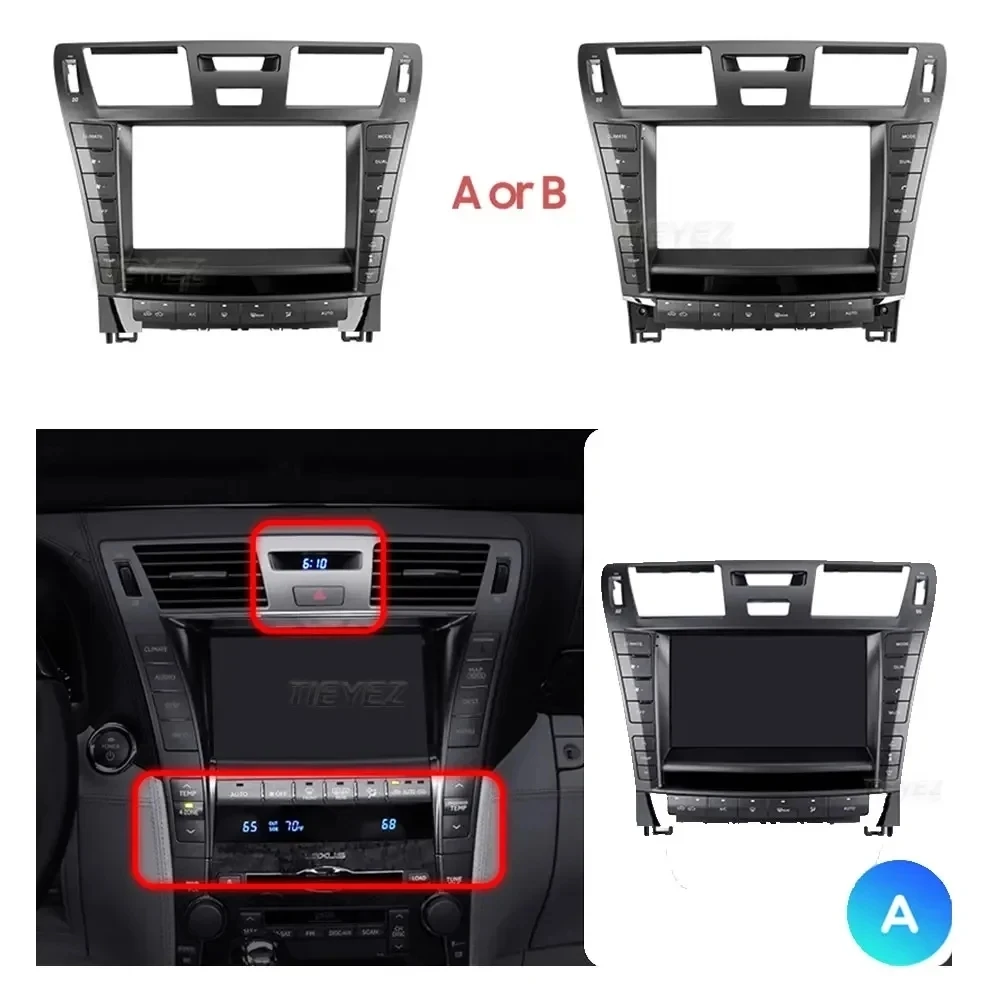 Android 16 For Lexus LS460 LS600H XF40 4 lV 2006 - 2012 Multimedia Head Unit QLED Navigation GPS Radio Stereo Player Car DVD BT