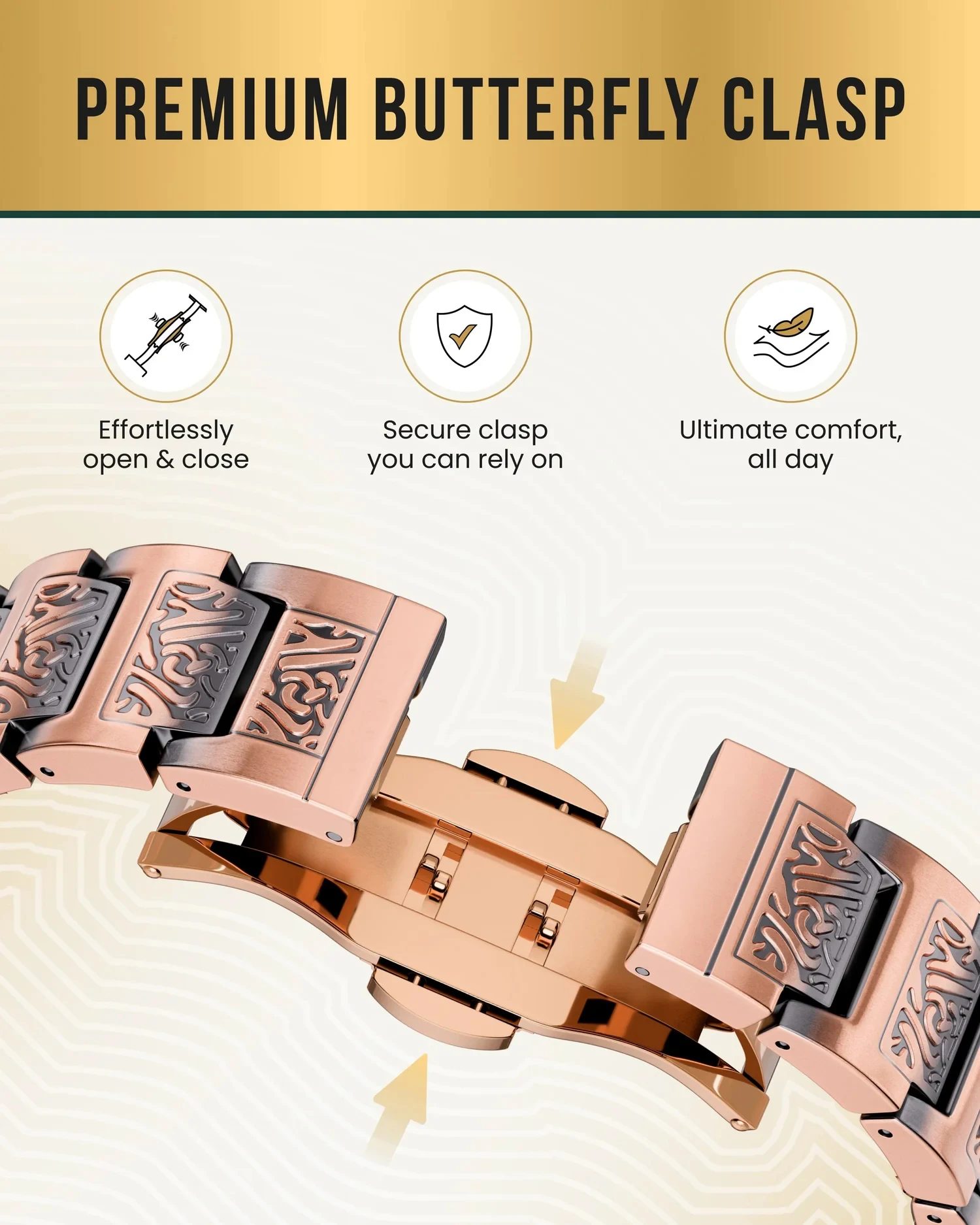 Fashionable Retro Cross 3500 Gauss Copper Plated Bracelet Magnet Bracelet Healthy Magnetic Bracelet Jewelry