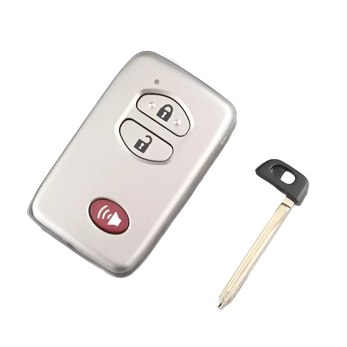 البعيد 2 + 1 زر غطاء مفتاح السيارة فوب حامل شل الإسكان صالح لتويوتا لاندكروزر برادو أوريون كامري بريوس غراندي #3