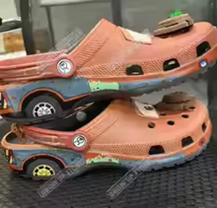 Mater Adult Cartoon Slippers Cute Cars Character Clogs Outdoor Breathable Non Slip Beach Sandals Casual Eva Hole Shoes For Men image 5