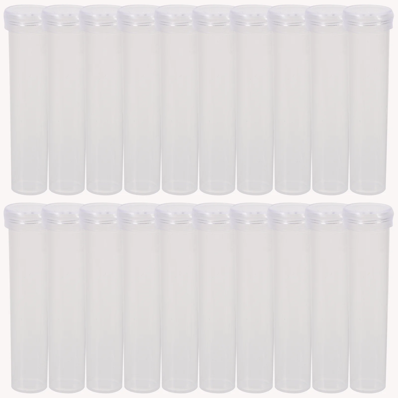 

50 Pcs Transparent Flower Tube Nutrition Sequins Transport Florist Supplies Water Container Preservation