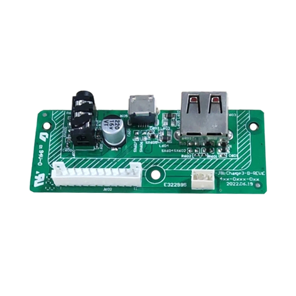 

M51K_1Pcs USB 2.0 Audio Jack Power Supply Board Connector for JBL
