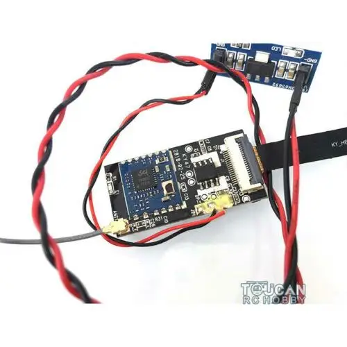 1/16 Henglong RC Tank FPV System 200W Aggiornamento telecomando Parti fai da te Modello militare per hobbisti