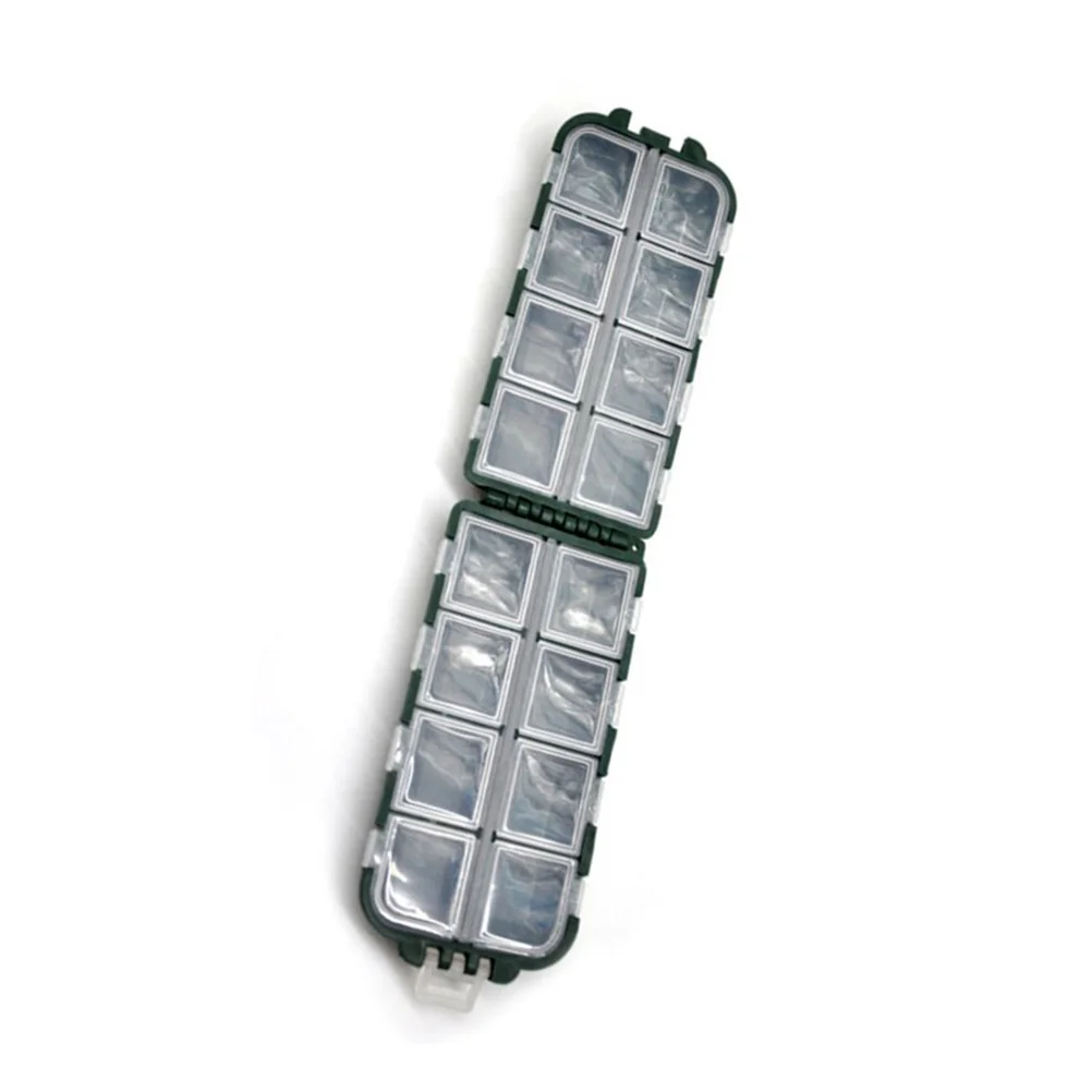 

2Pcs Fishing Tackle Storage Boxes Portable Lightweight 8-Grids Storage Case for Bait Hook Lure Organizer Perfect for Fishing