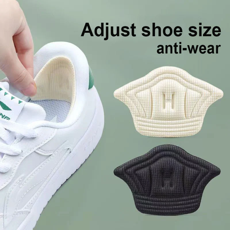 1 Paar Fersenaufkleber, Fersenschutz, Sneaker, schrumpfende Größe, Einlegesohlen, verschleißfeste