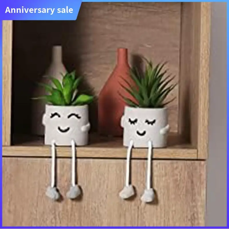 

(2Piece) Simulation Succulent Plants Office Desktop Fake Green Plant Decorative Ornaments