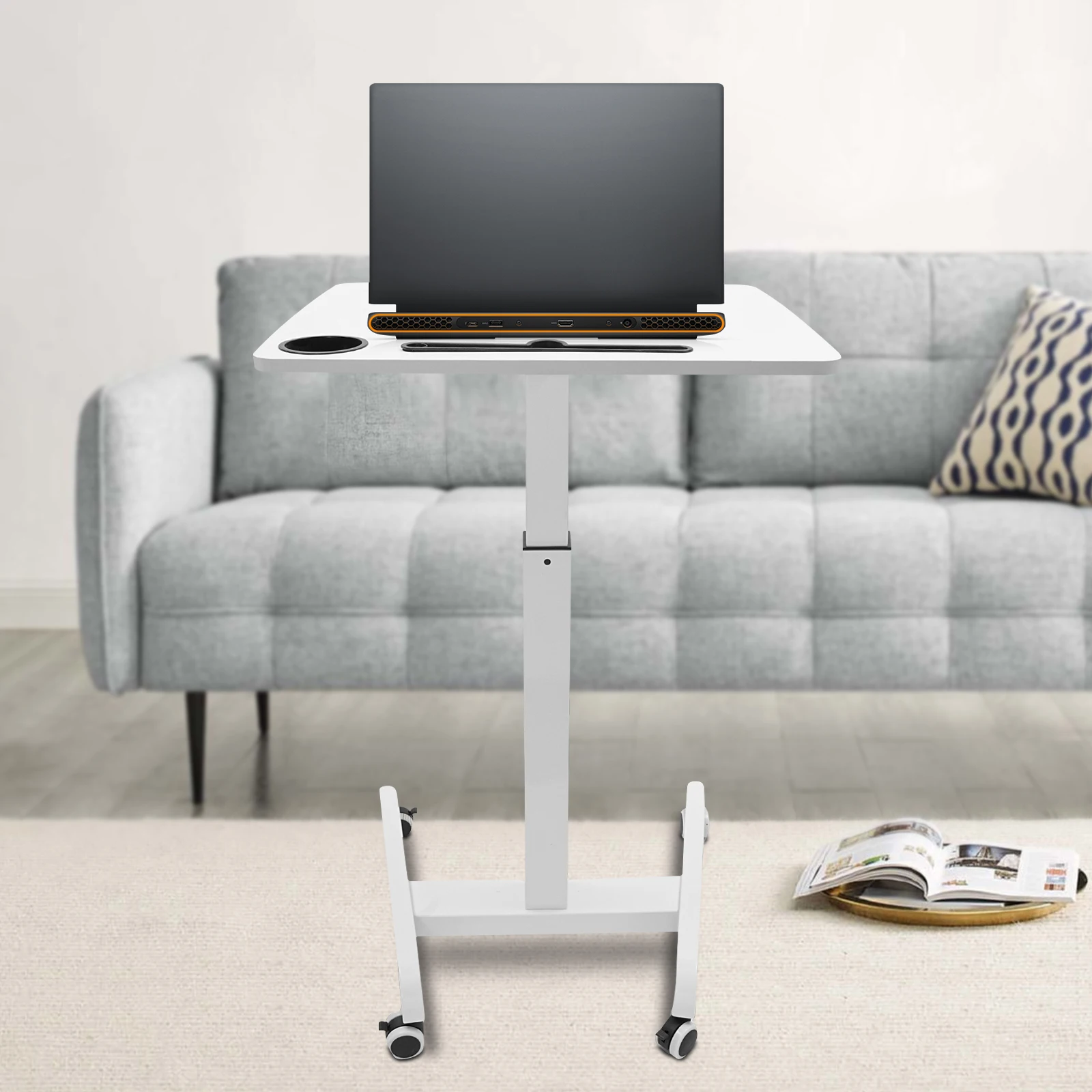 

Мобильный стоячий стол, регулируемая высота, макс. 33,07 фунтов. Несущая способность для школы, художественной студии, лекций, зала, офиса, класса