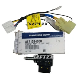 Genuine New 8571034000 8299934010 Brake Stop Light Switch+Wiring Set for Ssanyong Korando C Actyon Kyron Rexton Rodius 2006-2012