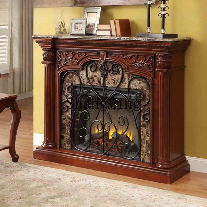 

CL Fireplace Living Room Home Entrance Retro Simulation 1.52m Decorative Cabinet