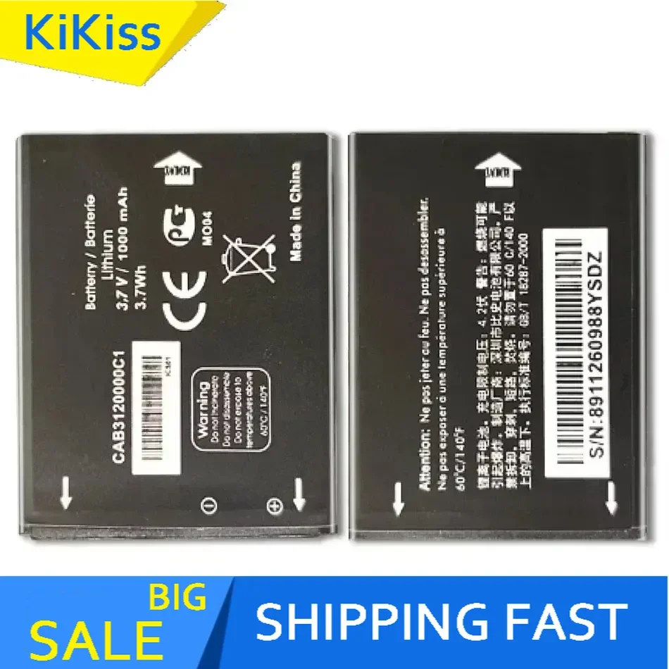 

Сменный аккумулятор 850 мАч для Alcatel One Touch 768 OT710 OT888A OT880A CAB 3120000 C1 CAB23A0000C1 с трек-кодом