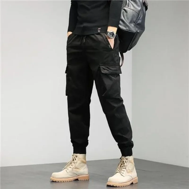 Slim Pencil Trousers Man Harem Cargo Pants for Men Joggers Skinny Spring Summer Cheap Cotton Long Harajuku High Quality Street