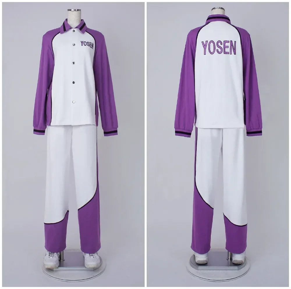 Disfraz de Cosplay de Manga Larga de Atsushi Murasakibara de la Escuela Secundaria Yousen de Kuroko No Basketball (Kuroko's Basketball)