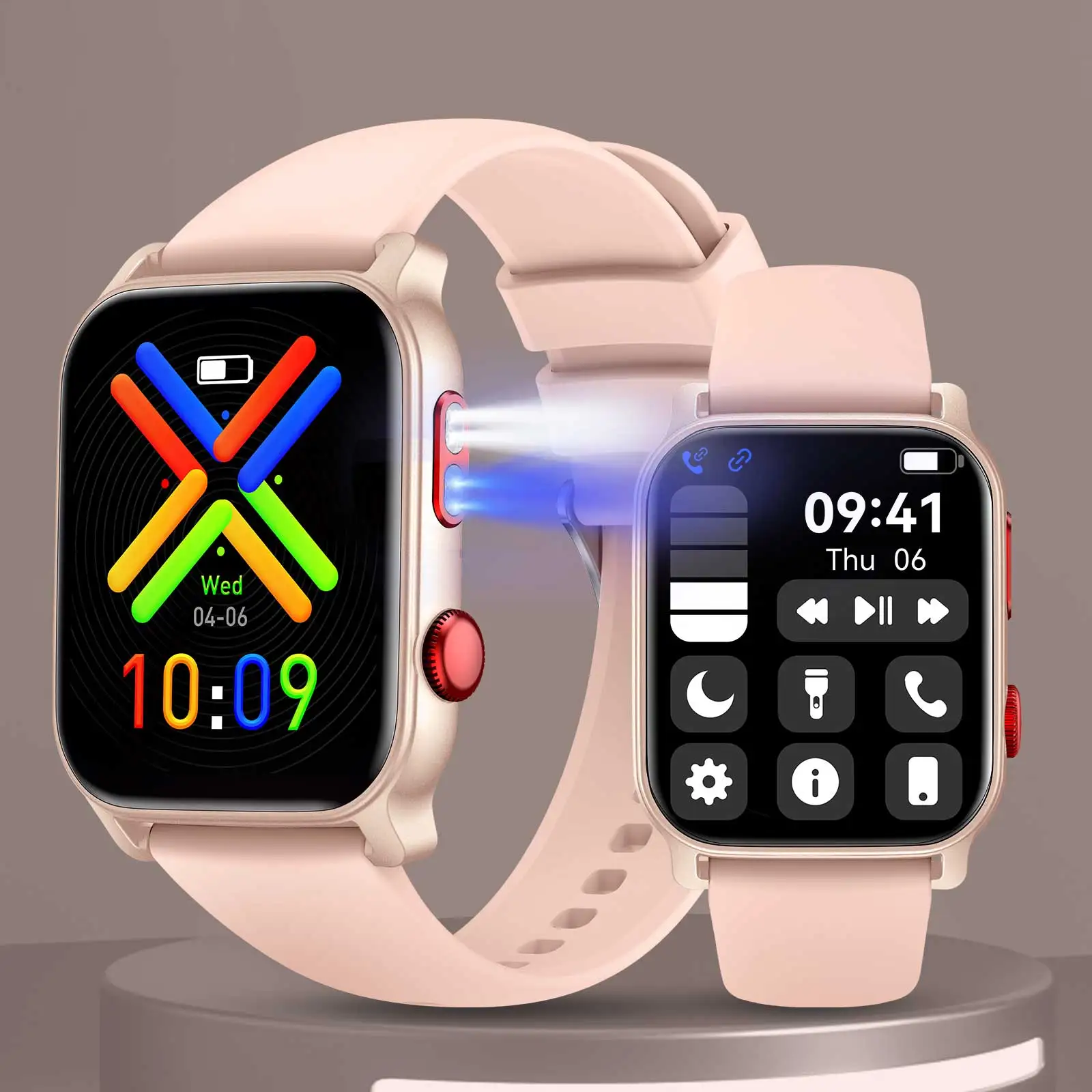 

Men's Smart Watch, Bluetooth Call, Sleep Monitor, Waterproof Watch, Sports Watch,Flashlight , Mobile Phones, Male Fitness Tracke