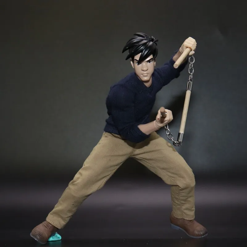 Joy Man Toys Escala 1/12 Jm012 Kung Fu Master & Jm013 Demon Gentleman Articulado Figuras de Ação Militar Coleção Decorações