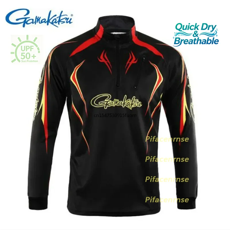 

Clothing Long Sleeve Quick Dry Fishing Clothing Anti-UV Sunscreen Fishing jerseys Hiking Fishing Shirt