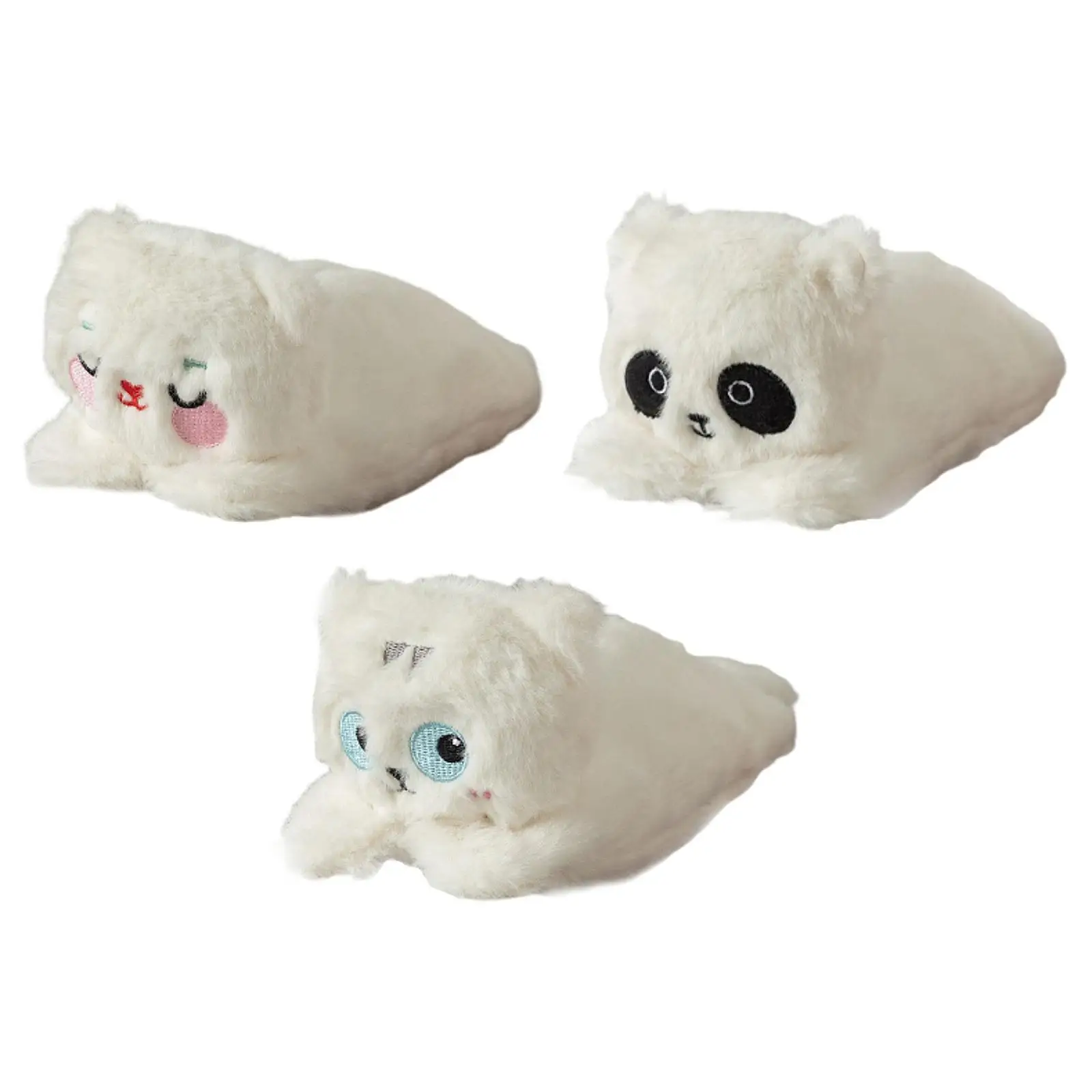 

Plush Animal Pencil Case Zipper Closure Cartoon Animal Stationery Pouch Storage Pen Bag for Child Kids Home Office School