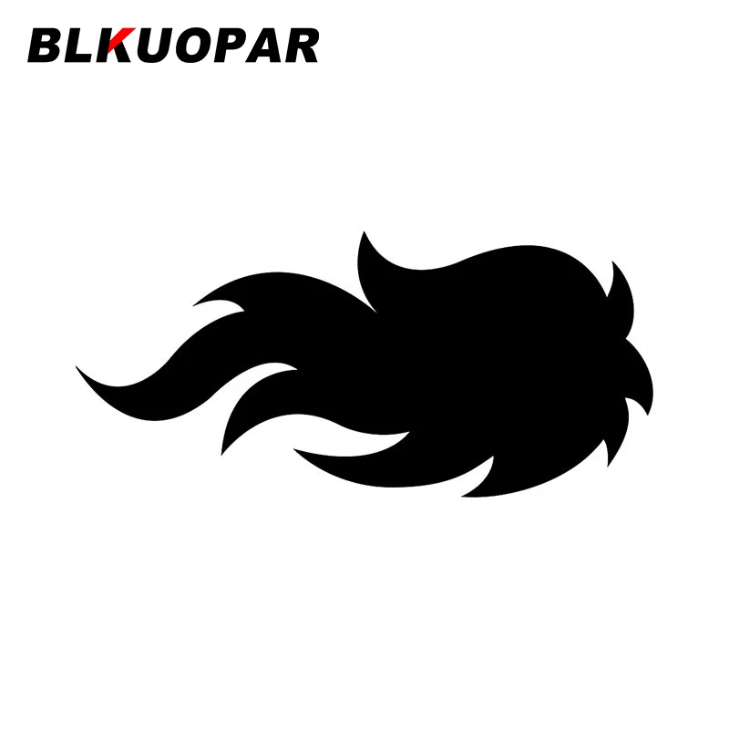 

BLKUOPAR Fire Art Silhouette Car Sticker Creative Sunscreen Original Graphics Fashionable Funny Surfboard Car Door Protector