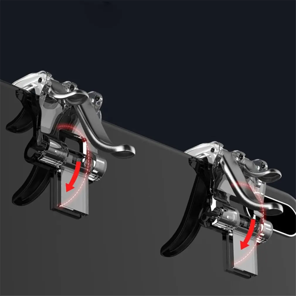 Universal Metal Smartphone Mobile Gaming Trigger per Pubg Mobile Gamepad Fire Aim Button L1R1 Key Shooter Pubg Controller Trigger