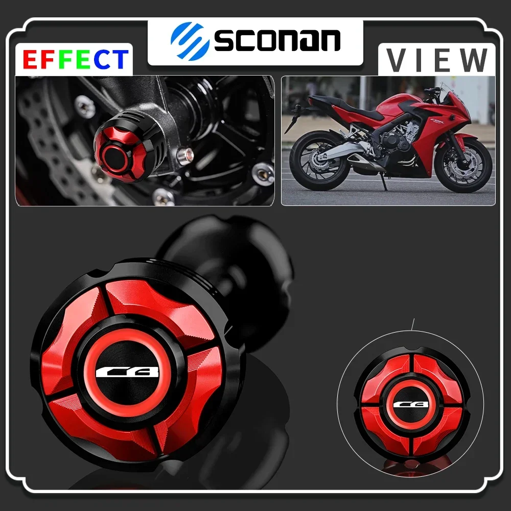 

For Honda CB CB650 R CB650 F cb 650 r Wheel Protect Slider Front Wheel Axle Fork Sliders Crash Protector Motorcycle accessories