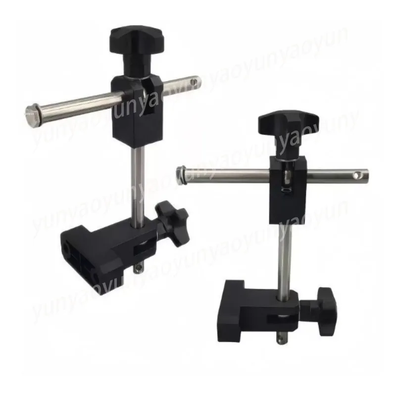 Conveyor U-Shape Adjustable Stand, T-Side Bracket Guide Rail Holder for Assembly Line